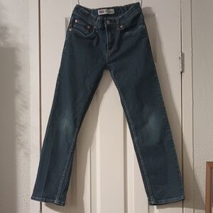 Levi's Girls Size 12 Blue Straight-Leg Jeans Classic Denim